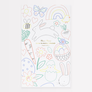 Easter Colour In Activity Tablecloth - BAM Party and Events