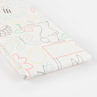 Easter Colour In Activity Tablecloth - BAM Party and Events