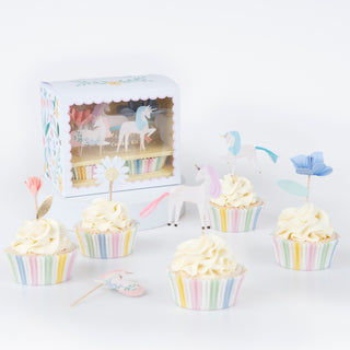 Meadow Unicorns Cupcake Kit - BAM Party and Events