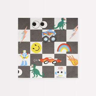 Toybox Icon Large Napkin - BAM Party and Events