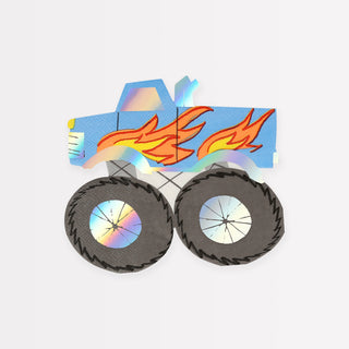 Monster Truck Napkins - BAM Party and Events