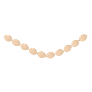 Pastel Malibu Peach Linking Balloon Kit - Large