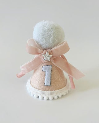 Peach Bow Felt Hat - BAM Party and Events