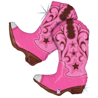 Cowgirl Boots Foil Balloon - BAM Party and Events