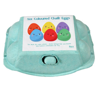 Six Coloured Chalk Eggs - BAM Party and Events