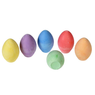Six Coloured Chalk Eggs - BAM Party and Events