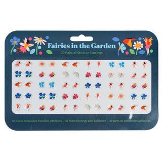 Stick on Earrings - Fairies In The Garden - BAM Party and Events
