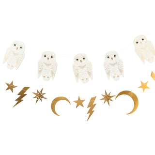 Spellbound Owl Banner Set - BAM Party and Events