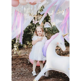 Standing Unicorn Foil Balloon - BAM Party and Events