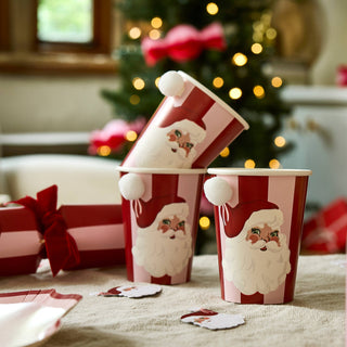 Vintage Santa Paper Cups