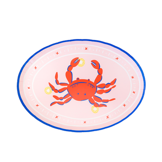 Le Dinner Crab Platter Charger Plates - BAM Party and Events