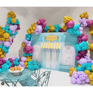 28cm Latex Balloon - Caribbean Blue - BAM Party and Events