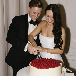 Cake Knife + Server - White Bubble - BAM Party and Events