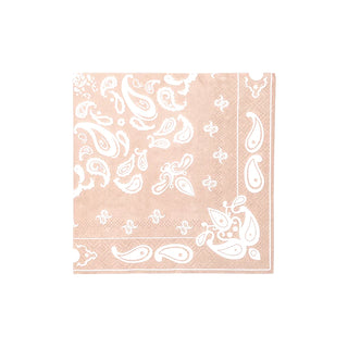 Champagne Bandana Cocktail Napkins - BAM Party and Events