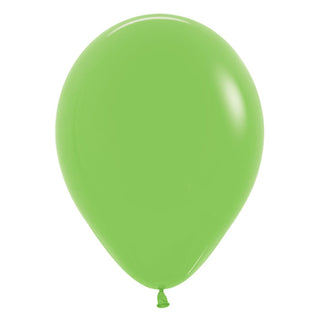 28cm Latex Balloon - Lime Green - BAM Party and Events