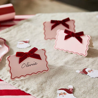 Velvet Bow Place Cards