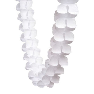 White Honeycomb Garland - BAM Party and Events