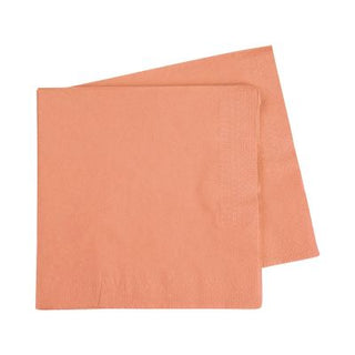 Pastel Peach Lunch Napkins - BAM Party and Events