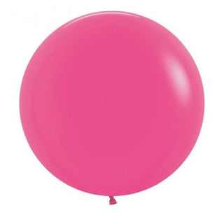 60cm Latex Balloon - Fuchsia - BAM Party and Events