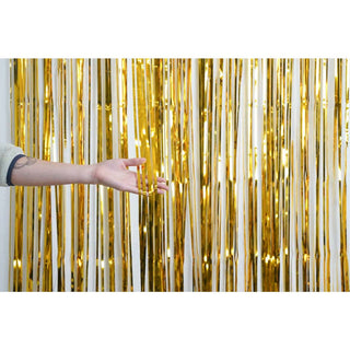 Foil Curtain - Metallic Gold