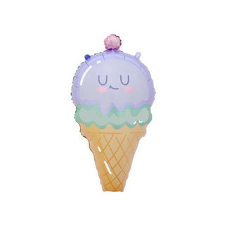 Ice Cream Cone Foil Balloon - BAM Party and Events