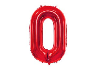 Giant Red Number Balloon - BAM Party and Events