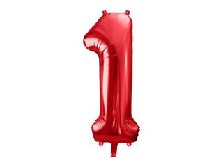 Giant Red Number Balloon - BAM Party and Events