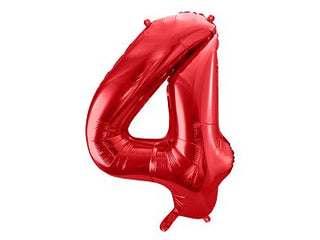 Giant Red Number Balloon - BAM Party and Events