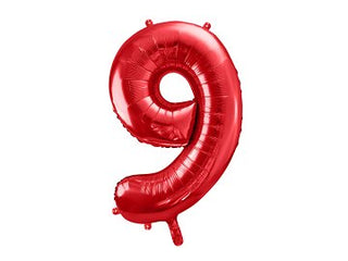 Giant Red Number Balloon - BAM Party and Events