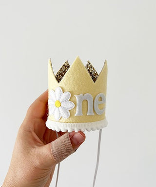 Daisy One Felt Crown - BAM Party and Events