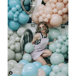 43cm Latex Balloon - Empower Mint - BAM Party and Events