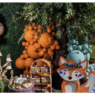 43cm Latex Balloon - Burnt Orange - BAM Party and Events