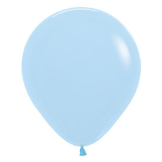 46cm Latex Balloon - Pastel Blue - BAM Party and Events