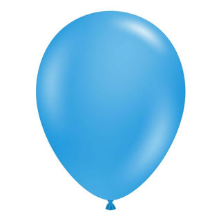43cm Latex Balloon - Blue - BAM Party and Events