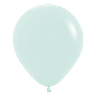 46cm Latex Balloon - Pastel Green - BAM Party and Events