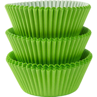 Kiwi Green Cupcake Cases - BAM Party and Events