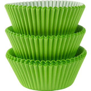 Kiwi Green Cupcake Cases