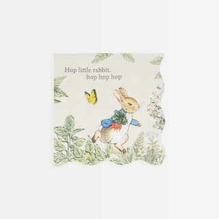 Peter Rabbit In The Garden Small Napkins - BAM Party and Events