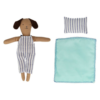 Stripy Puppy Mini Suitcase Doll - BAM Party and Events