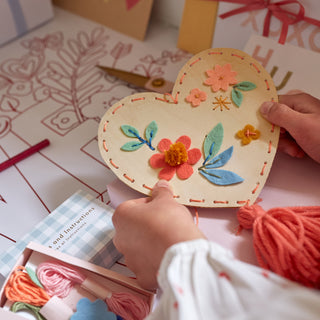 Heart Embroidery Kit - BAM Party and Events