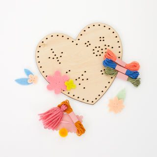 Heart Embroidery Kit - BAM Party and Events