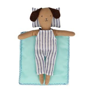 Stripy Puppy Mini Suitcase Doll - BAM Party and Events