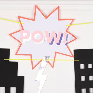 Superhero Garland - BAM Party and Events