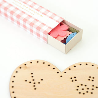 Heart Embroidery Kit - BAM Party and Events