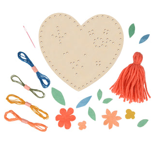 Heart Embroidery Kit - BAM Party and Events