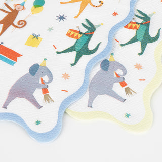 Animal Parade Large Napkins - BAM Party and Events