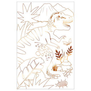 Dinosaur Kingdom Colouring Posters - BAM Party and Events