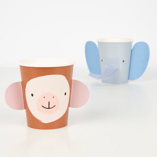 Animal Parade Character Cups - BAM Party and Events