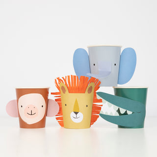 Animal Parade Character Cups - BAM Party and Events