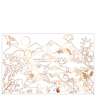 Dinosaur Kingdom Colouring Posters - BAM Party and Events